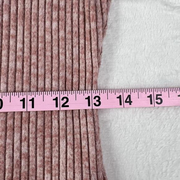 Forever 21 Pink Ribbed Short Sleeve Bodysuit Size Medium - Picture 9 of 9